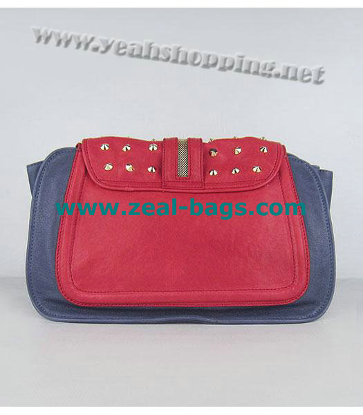 Cheap 3.1 Phillip Lim Edie Bow Studded Bag Blue/Red Replica